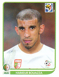Hameur Bouazza Algeria samolepka Panini World Cup 2010 #234